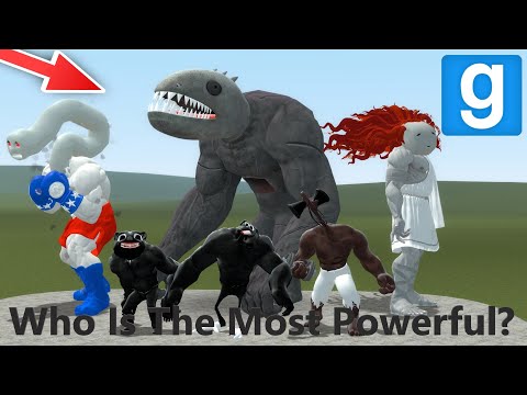 Who is the Strongest Trevor Henderson Bodybuilder | Trevor Henderson Pack - GarrysMod Sandbox