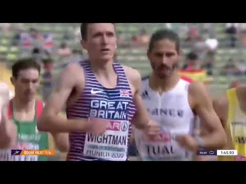Jake Wightman | Men's 800m Heat 1 Round 1 | European Athletics Championship 2022 | Munich |18th Aug|