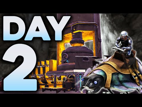 Claiming Our Insane Main Base Spot 4 Hours Into Wipe! - ARK PvP