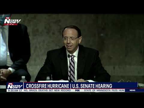 TENSE MOMENTS: Lindsey Graham GRILLS Rod Rosenstein