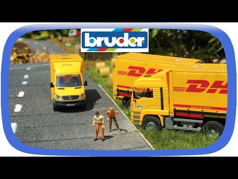 BRUDER TOYS best of DHL trucks!