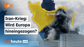 USA, Israel, Iran: Wie der Iran-Krieg Europas Sicherheitslage verändert | ZDFheute live