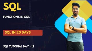 Function in SQL | SQL tutorial - Day #12