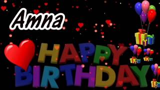 Amna Happy Birthday Song With Name  Amna Happy Bir