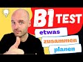 Etwas Planen B1 Prüfung TELC DTZ
