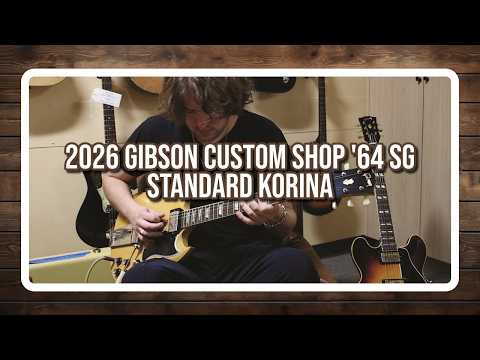 Gibson Custom Shop '64 SG Standard Korina 2026, Antique Natural VOS imagen 10