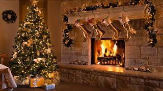Classic Christmas Music with a Fireplace and Beautiful Background (2 hours) (2019)