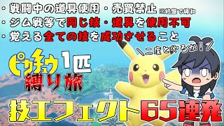 一気見！ピカチュウが覚える全技エフェクト65連発！+α【ポケモンSV】