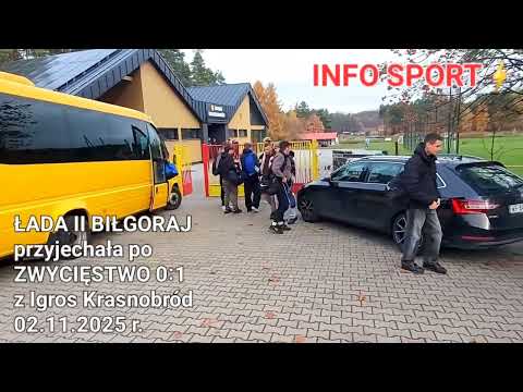 WINNERS ❤️ ŁADA II BIŁGORAJ came to win 0:1 Igros Krasnobród. INFO SPORT⚡️