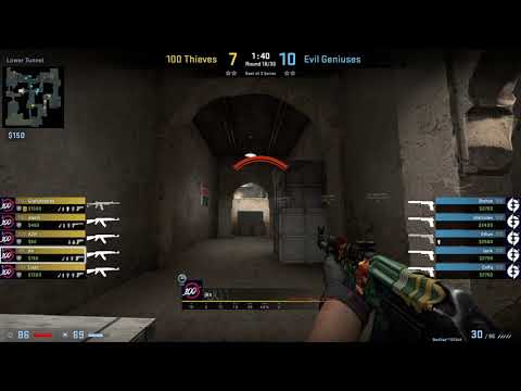 CS:GO POV Demo 100 Thieves jks (30/18) vs Evil Geniuses (de_dust2)
