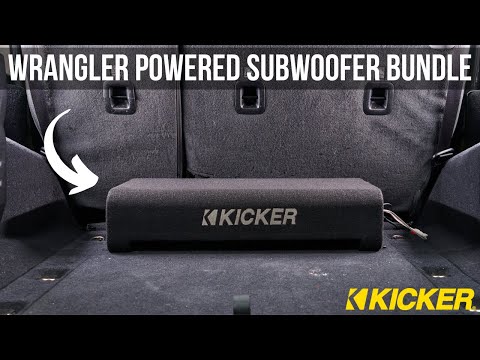 Kicker Powered Down-Firing Enclosure Upgrade | 2007 - Current Jeep Wrangler