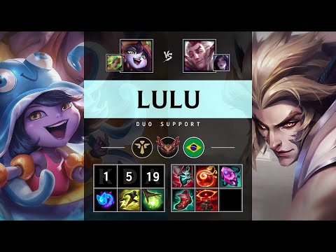 Lulu Support vs Rakan - BR Grandmaster Patch 25.14