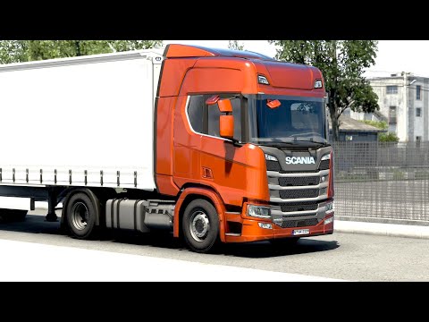 ETS 2 - New Generation Scania R500 Transporting Brake Pads from Galati