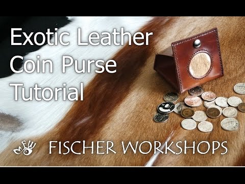 Exotic Leather Coin Purse Tutorial
