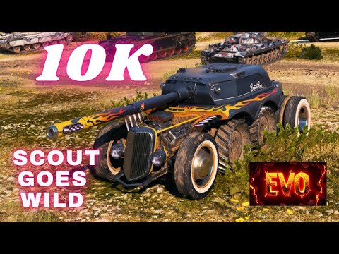 🚀 EBR 105 – 10K Damage on Wheels! | Scout Goes Wild | WoT Replay