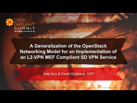 A Generalization of the OpenStack Networking Model- Ariel Noy & David Goldberg