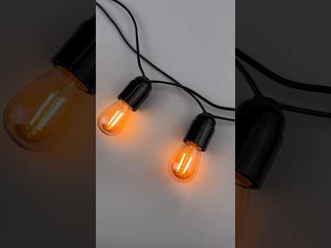 Эконом ретро гирлянда Е27 с влагозащитой ІР33 (Без ламп)