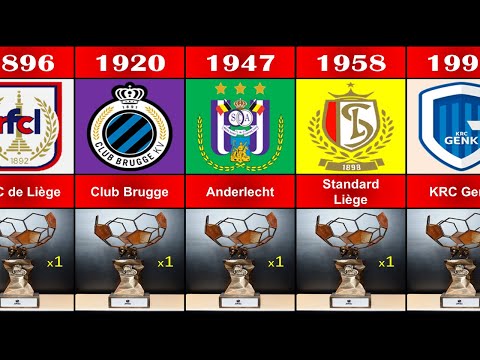 🇧🇪(1896 - 2022) ALL BELGIAN CHAMPION I ALL JUPILER PRO LEAGUE WINNERS I