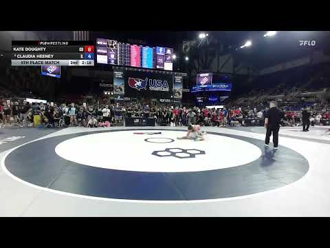 USMC Junior & 16U Nationals | 135 lbs Junior Girls Freestyle | 5th | Kate Doughty vs Claudia Heeney