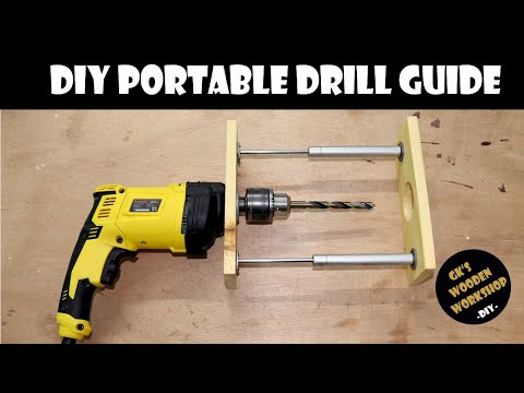 DIY Portable Drill Guide | How to make a Drill Guide I DIY I GK's Wooden Workshop