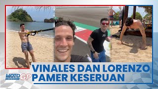 Pamer Keseruan Jelang Pramusim MotoGP Mandalika, Vinales & Lorenzo Joging di Sirkuit Mandalika