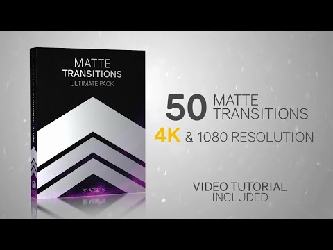 50 Matte Transitions - Ultimate Pack Stock Motion Graphics