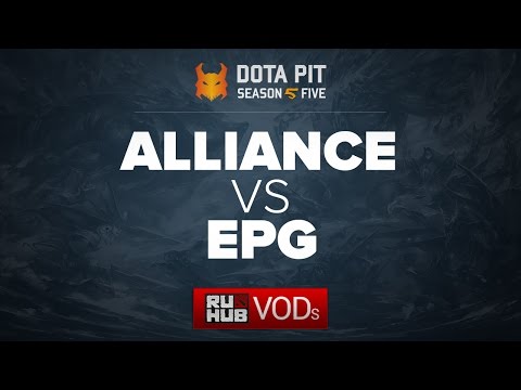 Alliance vs Elements Pro Gaming, Dota Pit Season 5, game 1 [CrystalMay, Lex]