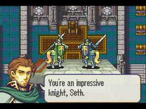 Fire Emblem: The Sacred Stones - Seth vs Orson