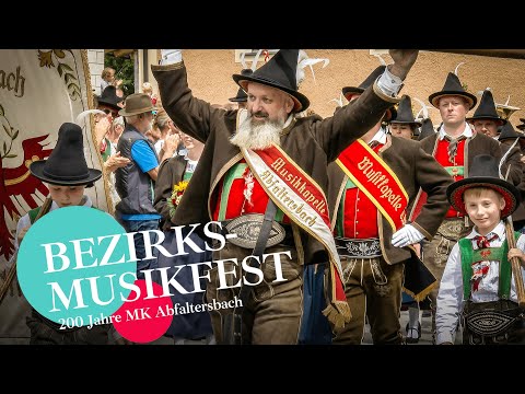 🥁 Festumzug & Defilierung der Musikkapellen - Bezirksmusikfest Abfaltersbach 2025