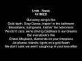 KZ·谭定安 -  Royals Lyrics (Lorde) The Singer