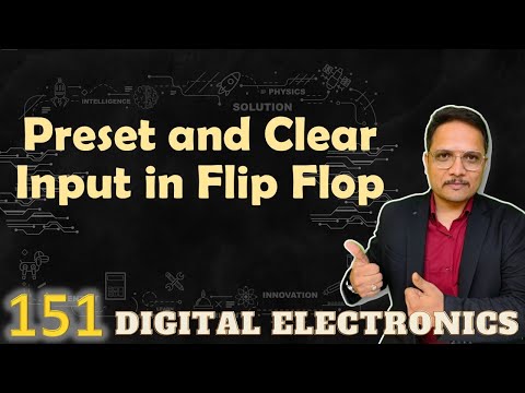 Preset and Clear Input in Flip Flop Digital Electronics FlipFlop Preset ClearinFlipFlop