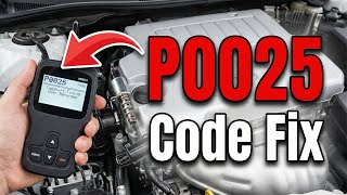 How To Fix P0025 Code | Camshaft Timing Over Retarded - How To Replace VVT Solenoid