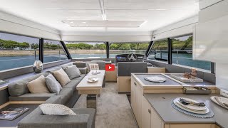 Walkthrough of the Fountaine Pajot MY40 Power Catamaran Part 2 Interior Features in 4K