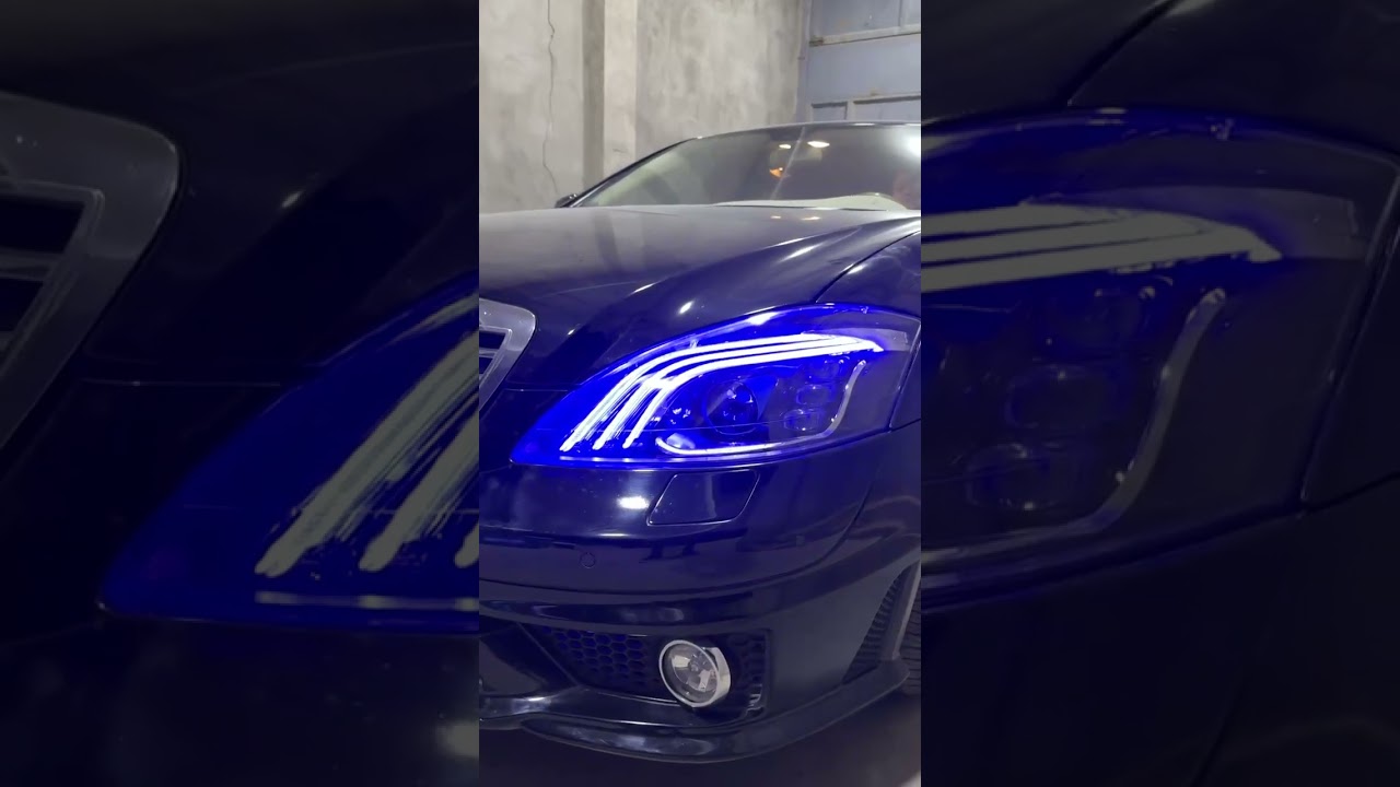 Фары рестайлинг (дизайн Maybach X222) Video 1