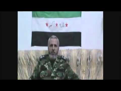 بيان عن كتيبة المنصور يلقيه قائد الكتيبة المقدم الطيار معن المنصور يتحدث عن تفاصيل معركة السيطرة على سرية الدفاع الجوي في الفوج 111