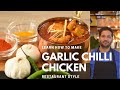 Restaurant style garlic chilli chicken