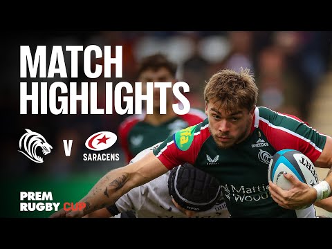 Leicester Tigers v Saracens HIGHLIGHTS | PREM Rugby Cup 2025/26