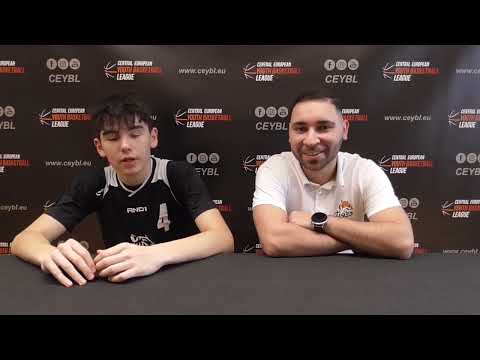 CEYBL U14 - Press conference, 3.2.2023, Levharti Chomutov - Tigers České Budějovice