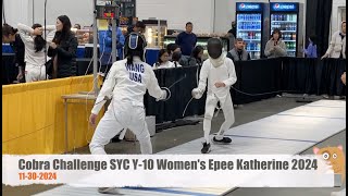Cobra Challenge SYC Y-10 Women's Epee Katherine 2024
