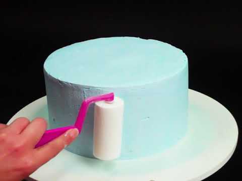 Lil' Rolly roller tool - icing ganache frosting finisher Lil' Rolly roller tool - icing ganache frosting finisher