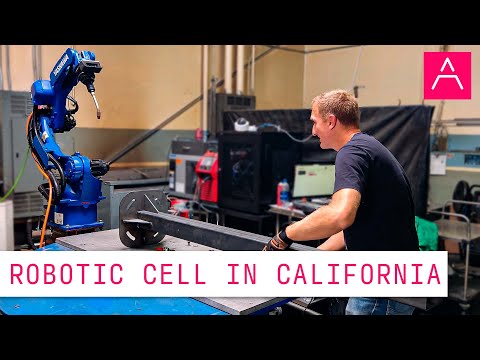 Solar tracker. ABAGY’s new robotic cell in California | ABAGY ROBOTIC WELDING