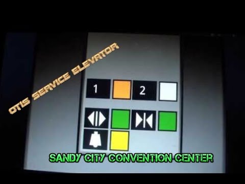 Animated: Otis Service Elevator @ Sandy City Convention Center Downtown Sandy City