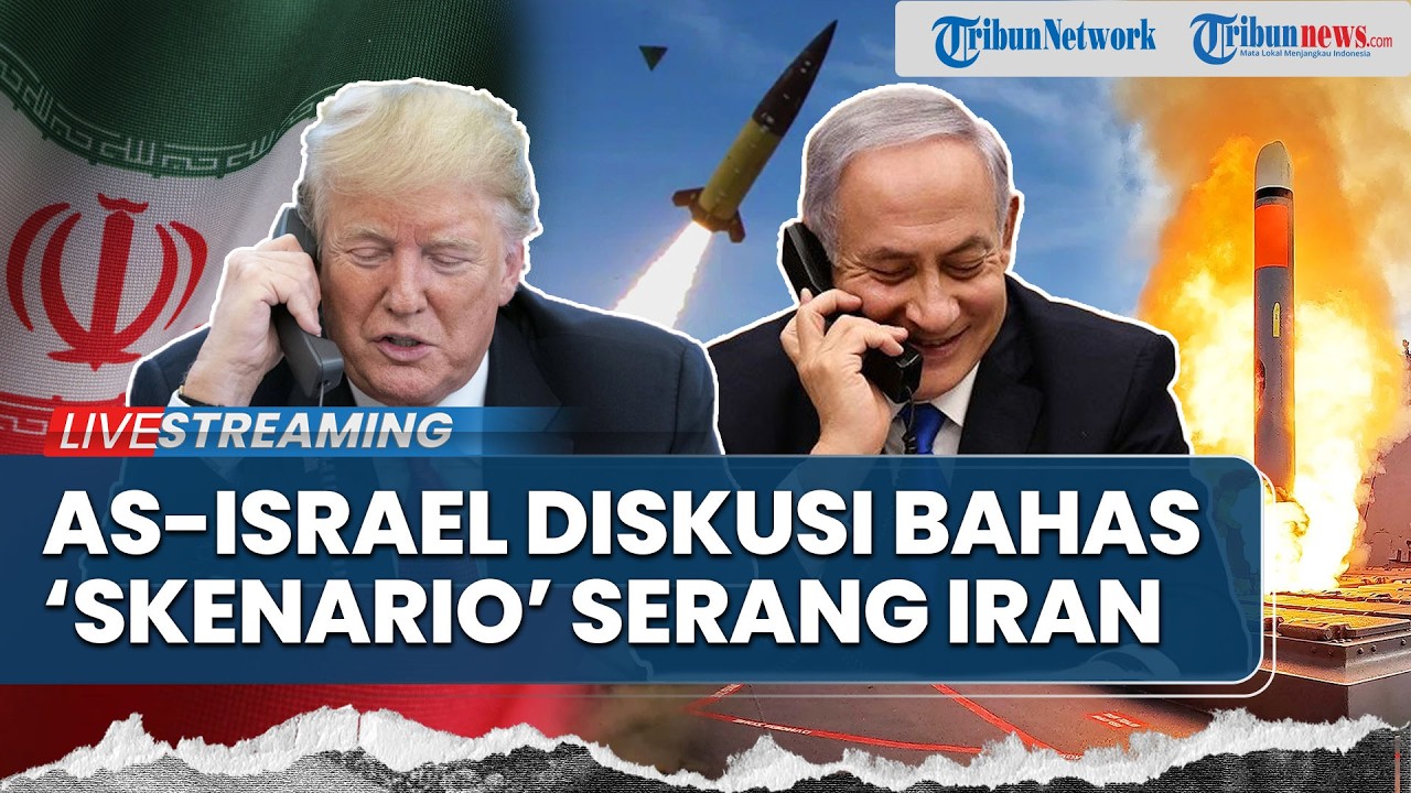 Trump Telepon Netanyahu Bahas Opsi Serangan Lanjutan ke Iran, AS Ancam Iran Segera Ambil Sikap!