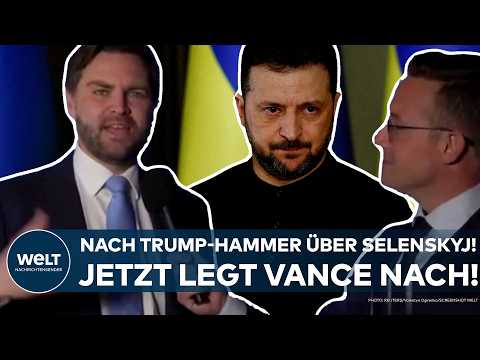 UKRAINE-KRIEG: Nach dem Trump-Hammer! "Es ist dumm!" Jetzt legt Vance in Richtung Selenskyj nach
