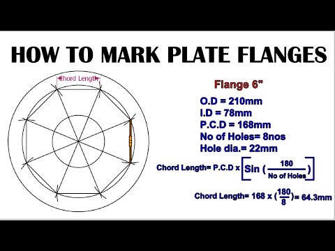 HOW TO FIT UP FLANGES ON BOTH ENDS OF AN ECCENTRIC REDUCER TUTORIAL Pipe fit up tutorials