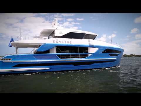 Horizon FD87 - View at Palm Beach International Yacht Show