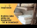 inspiracje drabina jako półka na kosmetyki – hit w aranżacji