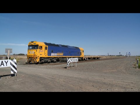 BL32 With One Container Wagon At Gheringhap (1/4/2021) - PoathTV Australian Trains & Railways