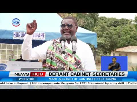 Cabinet secretaries under scrutiny following negligence of public service for premature politics