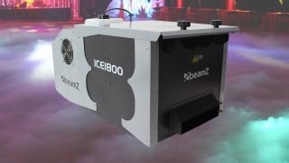 Beamz ICE1800 Low Fog Dry Ice Effect Smoke Machine 1800W Stage DJ Party
